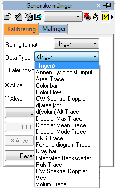 Hvis ingen informasjon er vist når man beveger musa, så må bildet kalibreres. Kalibrering for radiologi bilder (DICOM Pixel Spacing) er støttet.