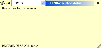 8.9. MEMO Et memo er en måte å legge til et viktig notat til et element i Pasient/Undersøkelse/Series/Objekt hierarkiet.