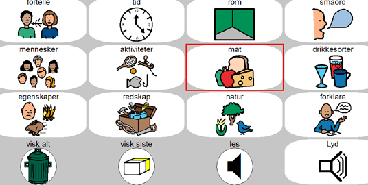 ASK GRUNNPAKKE- MINE FØRSTE ORD er et kommunikasjonsmateriell for barn med behov for alternativ og supplerende kommunikasjon (ASK).