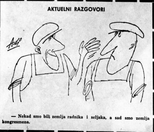 Herr Miloš, jeg hørte du skulle til utlandet og ville likt det om du kunne kjøpt to jakker og doxa for de resterende pengene 07.07.1965, side 6 Se opp, der kommer en jugoslav! 27.09.