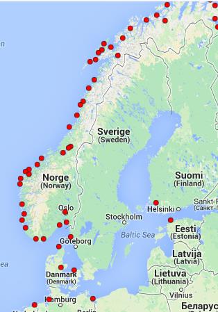 Det oppnås en besparelse på ett døgn dersom Oslo fjorden droppes. Europris er Nor Lines største kunde Normalt bør et ekstra anløp gi en fraktomsetning på 50 000.