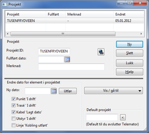 følgende format: Linjetype;Kontakttype = pinne=tråd, pinne=tråd, pinne=tråd osv. Se eksemplet i dialogen over. 4. Trykk på knappen OK.