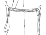 KJORTEL MED STRIKKLIV Kjortelen er fotsid og brukes i tre farger. Hvit: Ved formelle anledninger som høymesser og i tjeneste. Grå: kjortel benyttes fra 1. mai til 30. september.