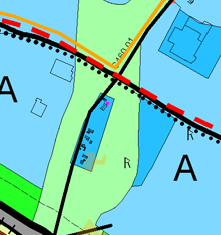 Side 43 4 Gardermoen næringspark, transformasjon fra bolig til næring Dagens formål: Bolig (3-4 hus) Ligger i vedtatt reguleringsplan for Gardermoen næringspark Foreslått formål: Arealstørrelse