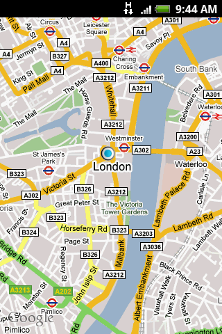 152 Google Apps Slik åpner du Google Maps Trykk på STARTSIDE, velg deretter velg deretter Google Maps.