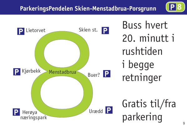 reisevanene, må en kombinere tiltak som utvikler kollektivtransporten med tiltak som legger begrensninger på biltrafikken.