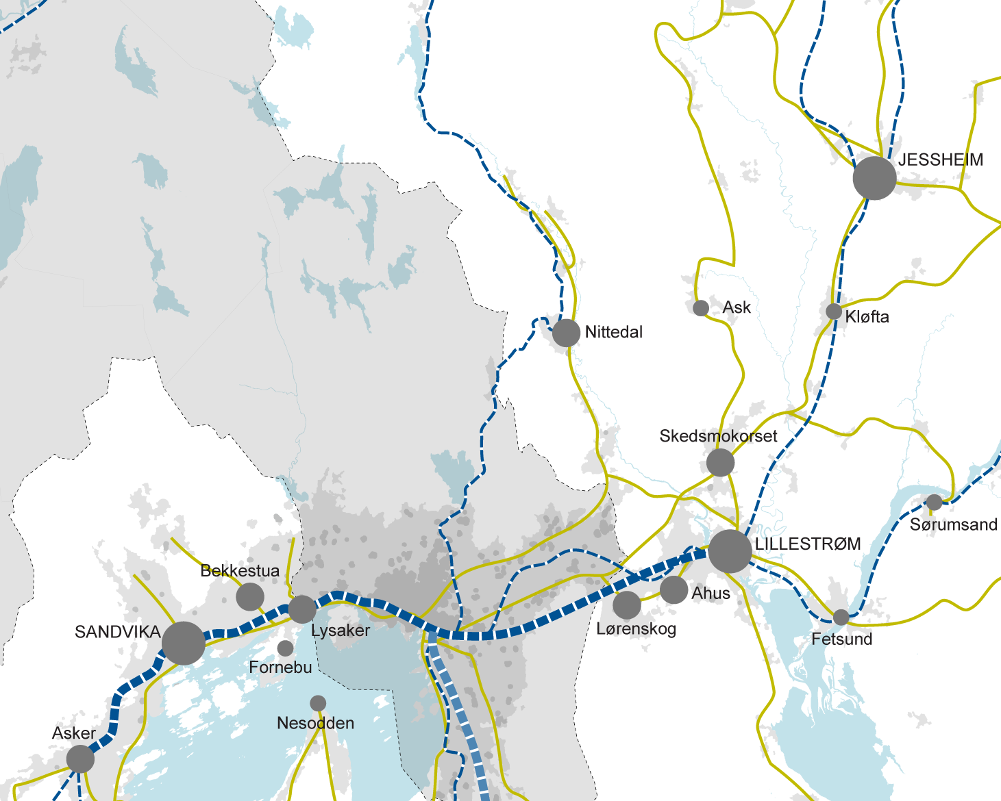 Follobanen planlegges ferdigstilt i