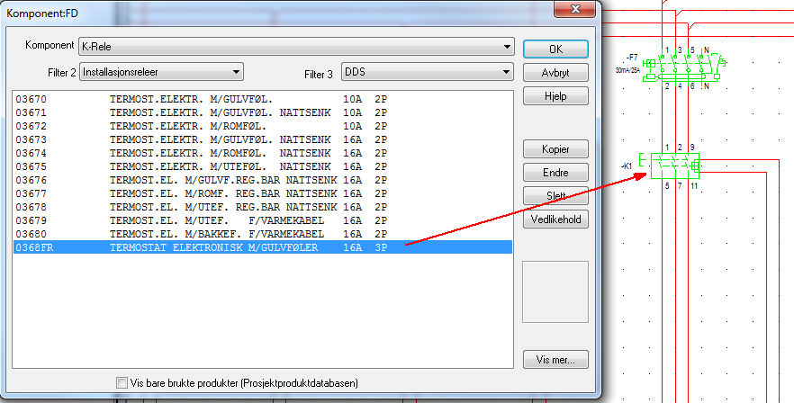 48 01.11.2010 Nyheter i DDS-CAD 7.2 DDS-CAD 7.2 Kontaktorer Modulkontaktorer er flyttet til eget filter, u/flerlinjefunksjon, i databasen.