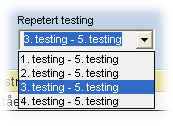 4 og 5. Tilsvarende finnes det fire testnormer for oppgavesett 6 10 og voksne, trinn 6, 8, 10 og voksne. 4.1.3. Testing Hvis en elev er blitt testet flere ganger, må en velge hvilken testing (1.
