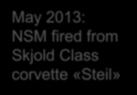 2013: NSM fired from