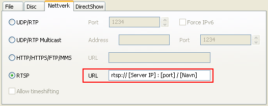 9.3. TESTING 45 Figur 9.5: Capture-meny WireShark. 14.) Start opp VLC-Player og start streaming jamnfør figur 9.6.