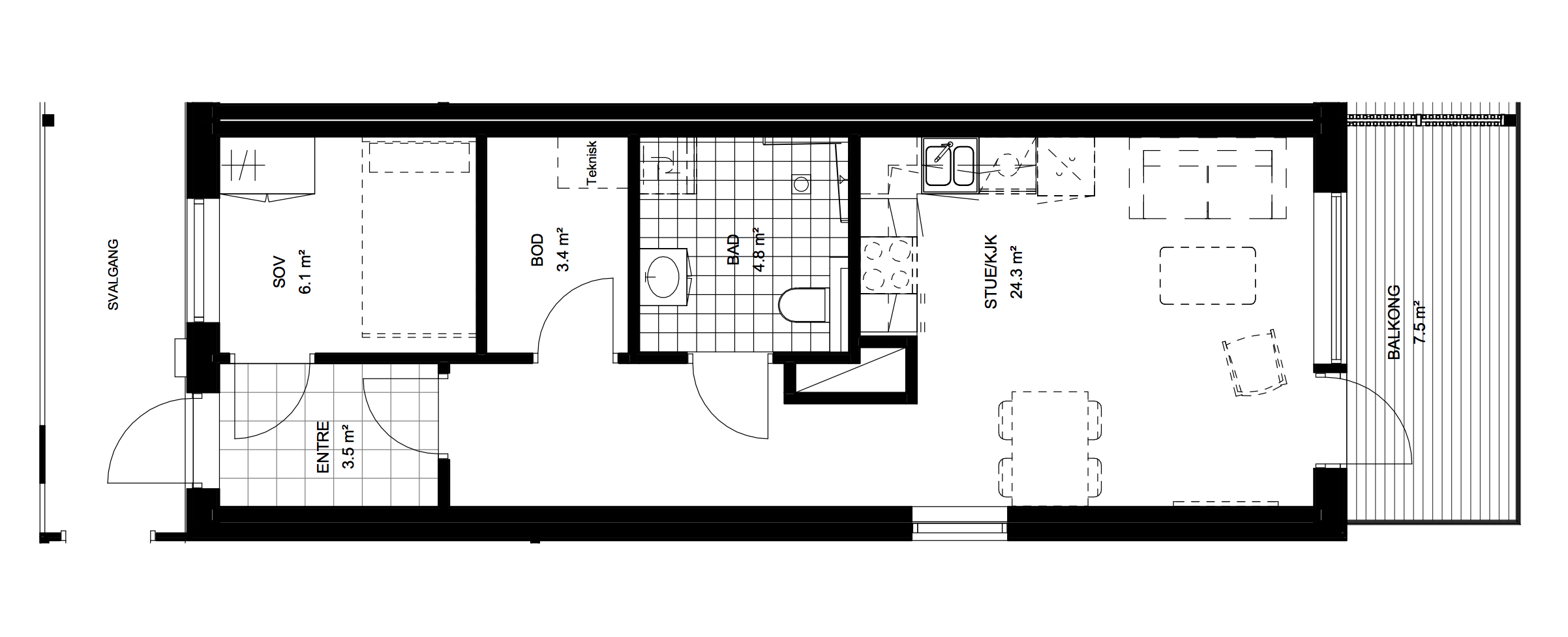 STANDARDISERING START: Standard 2-roms Hus B2