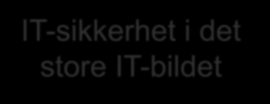 IT-sikkerhet i