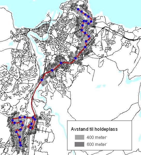 De tiltak som primært er aktuelle er: nye ruter endrede eller nye pendelkoblinger endret trasé for ruter frekvensøking takting av ruter avvikling av ruter som erstattes av andre tilbud I arbeidet med