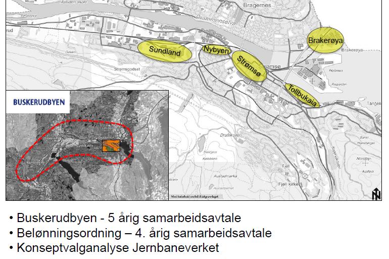 Hvor? - «framtidens by» som fundament Gods flyttes i 2013 Plan og utbyggingsavtale 2012?