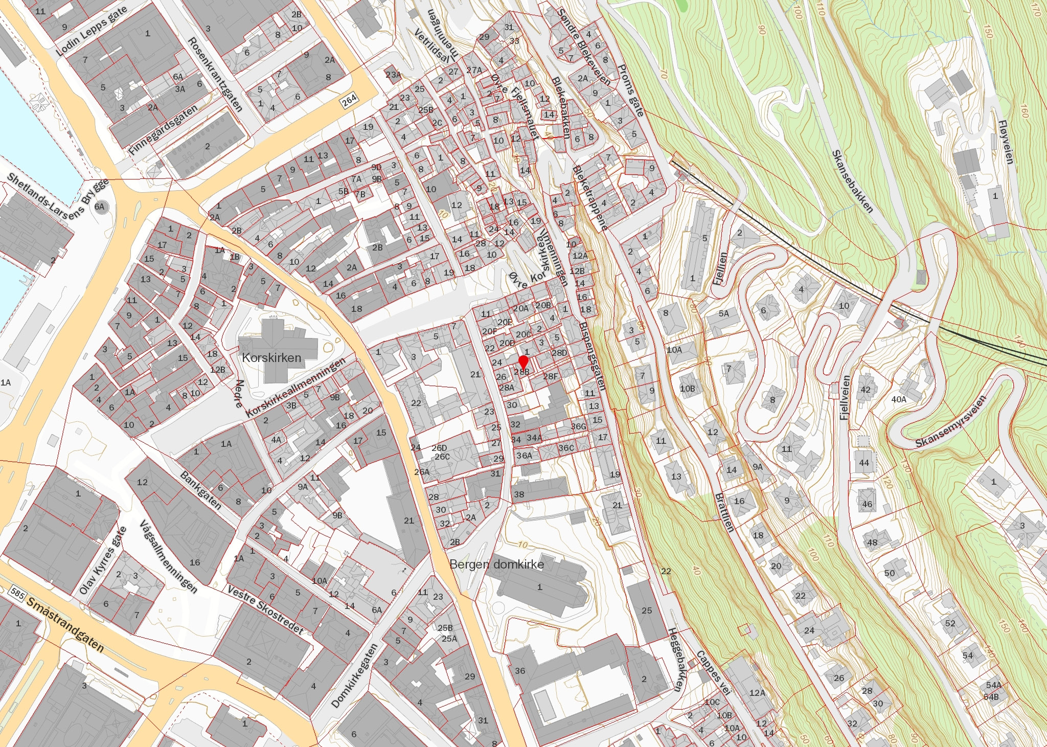 Kartene er levert av Geodata AS Kartene skal ikke brukes som kilde eller fasit på