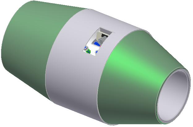 3.2.8. Oppdriftselement Foran og bak på kapselen er det plassert flyteelement av polyetylen. Disse gjør selve kapselen lettere når den kommer i vann.