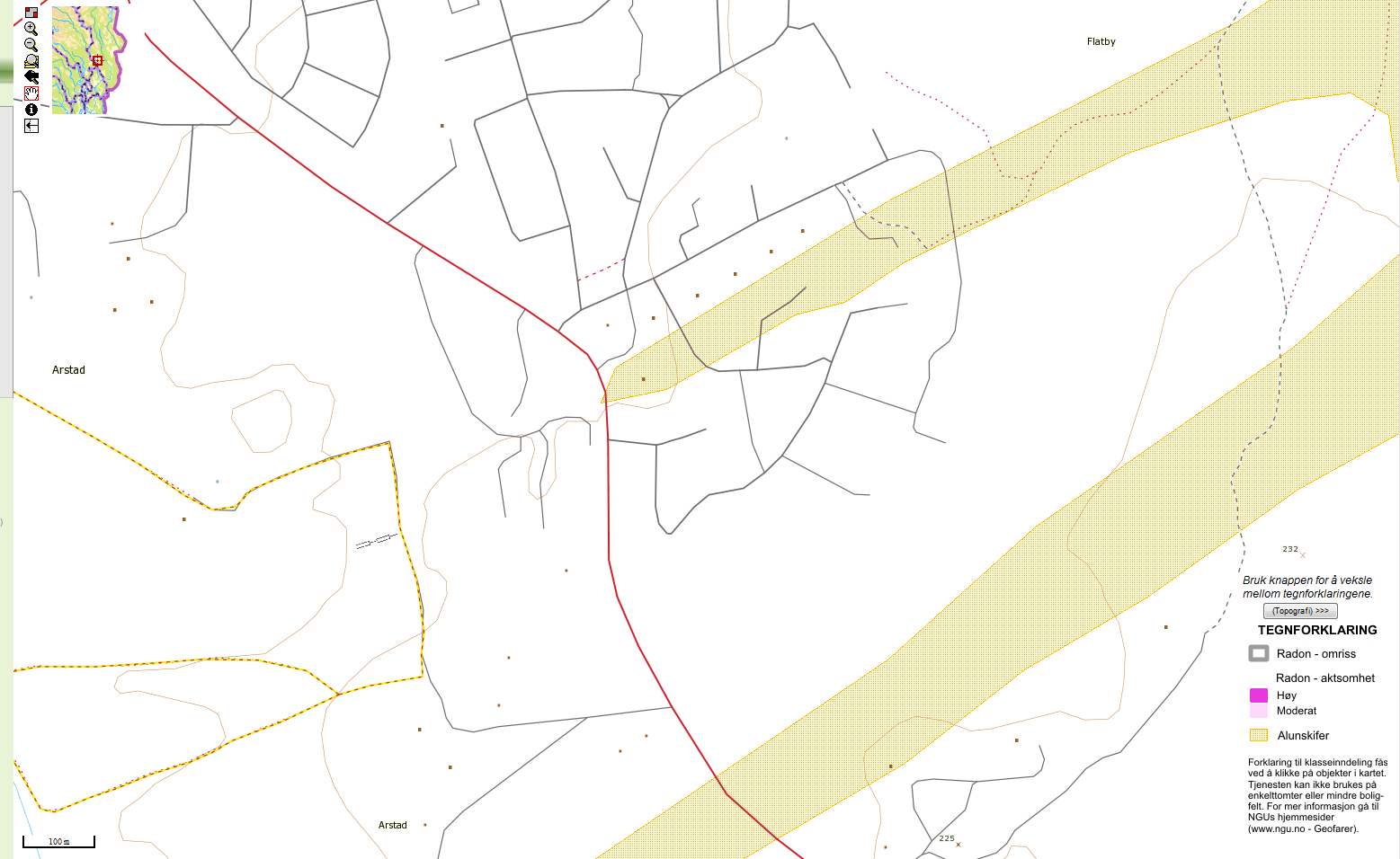 6.4 Resultat fra ROS-analysen 6.4.1 Geotekniske forhold Det vises til kapittel 0 for vurderinger knyttet til geotekniske forhold. 6.4.2 Radon Norge er et av de landene som har høyest radonkonsentrasjoner i inneluften.