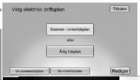 Instrumenter og betjeningselementer 77 Ladeprisvalg I statusskjermen for lademodus for forsinket pris- og avgangstid, trykker du Rediger.