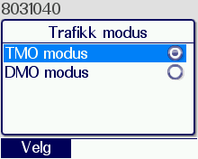 Bytte mellom TMO og DMO Du kan bytte mellom
