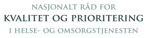 Formål Dato, sted Deltakere Fra sekretariatet Referat fra møte i Nasjonalt råd for kvalitet og prioritering i helseog omsorgstjenesten Mandag 2. juni 2014 kl. 10.00 16.30, St.