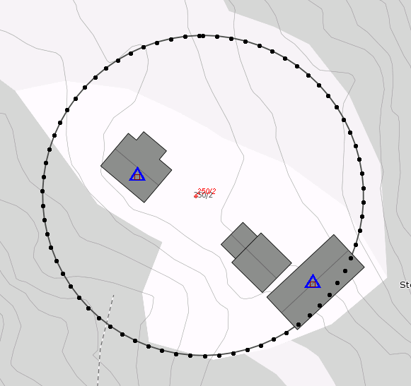 2.7 Tiltak for 250/2 (Eiendom med egen teig innenfor komplekset.) 250/2 er opprettet fra 250/1 og tinglyst i 1856.