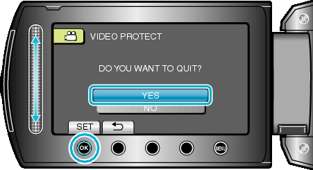 Redigering Beskytte valgte filer Beskytter eller opphever beskyttelsen for valgte filer 1 Velg avspillingsmodus 2 Velg modus for videofilm eller stillbilde 3 Trykk på D for å vise menyen 4 Velg EDIT
