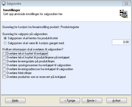 Oppgave 5 Opprett et innkjøp til leverandøren Miranda og sett inn 10 stk Bord Isabella og 10 stk Stol, AVANT S11. Registrer både varemottak og bokfør bestillingen med fakturanummer 12345.