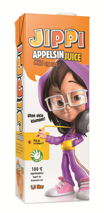 Appelsinjuice Ingredienser: 100 % appelsinjuice Næringsinnhold per 100 ml: Energi......209 kj (49 kcal) Fett... 0,2 g - hvorav mettede fettsyrer... 0,0 g Karbohydrat.