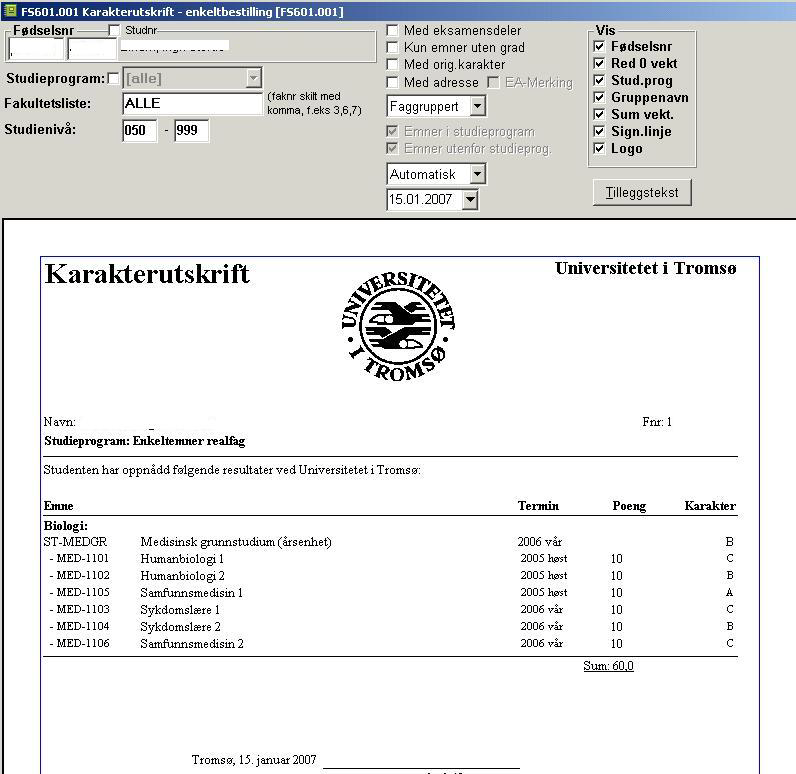 Emnesamlinger bør fortsatt tas med på karakterutskrift, men vi foreslår å fjerne muligheten for å legge vekt på emnesamling. Samlet karakter kan imidlertid angis på emnesamling.