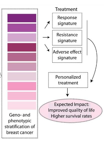 Serum glycans, mirna ctdna, interleukins Blood samples Genotype From bed- to bench- to byte- to bed-side Single level classifications Image based