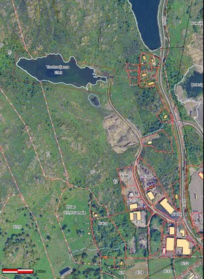 Vurdert arealkategori i ny kommuneplan: Fremtidig industri/kontor og lager ikke støyende 3. Arealkategori i gjeldende kommuneplan: Fremtidig industri/kontor og lager 4.