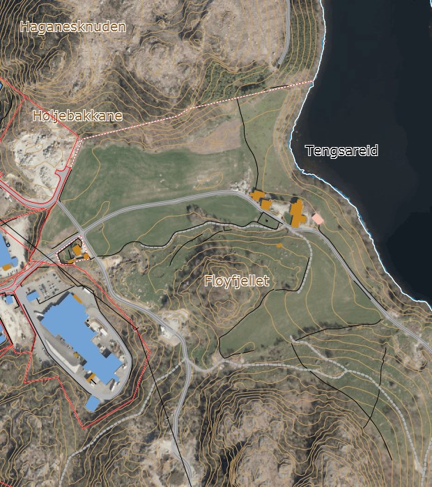 Arealkategori i reguleringsplan: - 6. Krav om reguleringsplan?: Ja med KU 7. Samlet størrelse på arealet: Ca. 160-200 daa. Beskrivelse av området 8. Grunnforhold Åpen fastmark, berggrunn 9.