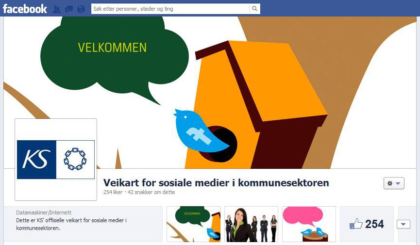 Veikart for sosiale medier i kommunesektoren Hele veikartet finner du på