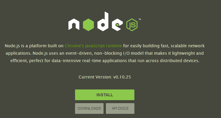 4 Hva er node.js Ikke tema for denne gjennomgangen, men node.