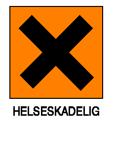 Risikosetninger R-11 Meget brannfarlig. R-20/21 Farlig ved innånding og hudkontakt. R-36/37/38 Irriterer øynene, luftveiene og huden. R-66 Gjentatt eksponering kan gi tørr eller sprukken hud.