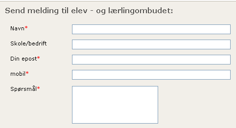 Heimeside Elev og lærlingombodet har si eige informasjonsside på nettsida www.ungweb.no.