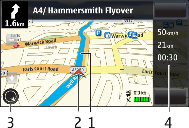 Kart 115 Navigeringsvisn.