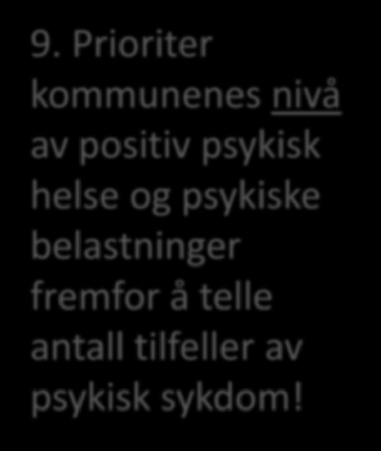 psykisk helse og psykiske belastninger