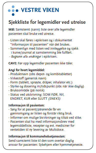 Sykehusets ansvarinn og ut