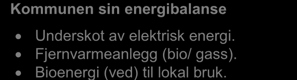 GWh Energiutgreiing Stryn kommune 2011 3.4.2 Annan, utnytta energitilgang - Bio Ved er den viktigaste form for biobrensel som er i bruk i Stryn kommune.