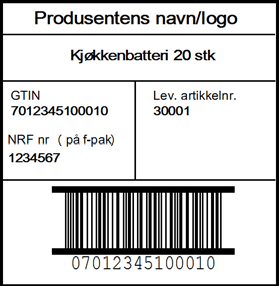 Generelt om identifikasjon og strekkodemerking EAN/UPC symbolet EAN/UPC-symbolet består av symbolene EAN-8,UPC-A (USA og Canada) og EAN-13.