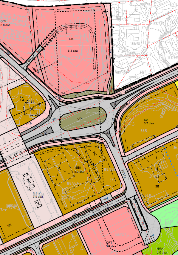 Trafikkvurdering Det er utarbeidd eit parkeringsnotat (av 26.11.2013) som skildrar dei trafikale konsekvensane av hovudløysinga med eit sentralt parkeringsanlegg i Knarvik sentrum.