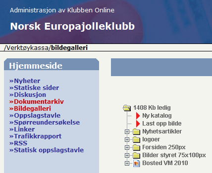 Innlogging Når forberedelsene med beskjæring og reduksjon av bilder og tillaging av invitasjonen er lagret i pdfformat er man klar til å logge på for å legge ut saken på www.europajolle.no.