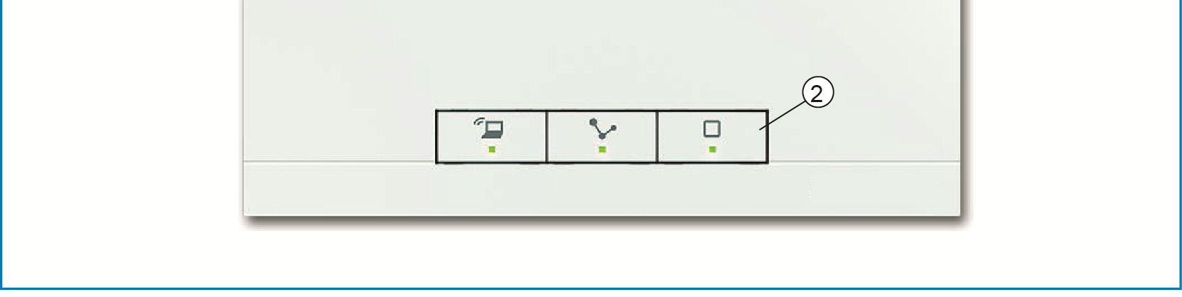 System Access Point oppretter forbindelse mellom free@home-deltakerne og smarttelefon, nettbrett eller PC. Deltakerne identifiseres og programmeres via denne under igangkjøringen.