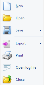 Figur 4 - Ramme eksportert i versjon 3.0 4.1.2 Print Under applikasjonsmenyen finnes en knapp som heter Print. Denne hadde ingen funksjonalitet i versjon 2.0, det har den i versjon 3.0. Den printer ut modellen vist i modellvinduet på et A4-ark i liggende format.