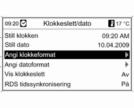 Innledning 17 Audio-spillere Trykk på CD/AUX-knappen for å åpne CD-, USB-, ipod- eller AUXmenyene (hvis tilgjengelig) eller for å veksle mellom disse menyene.