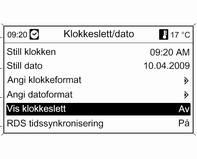 18 Innledning Drei på multifunksjonsknappen for å flytte markøren (= farget bakgrunn) til ønsket valg. Trykk på multifunksjonsknappen for å velge det uthevede valget.