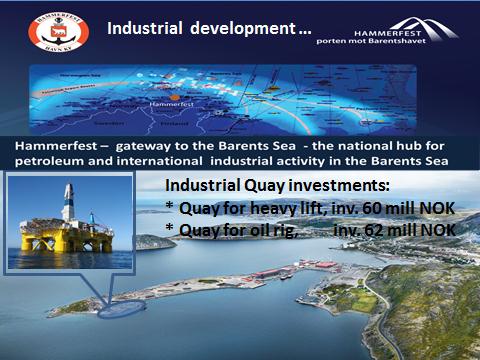 Hammerfest-området skal ha den viktigste forsyningsbasen for olje- og gassvirksomhet fra Lofoten og nordover i Barentshavet.
