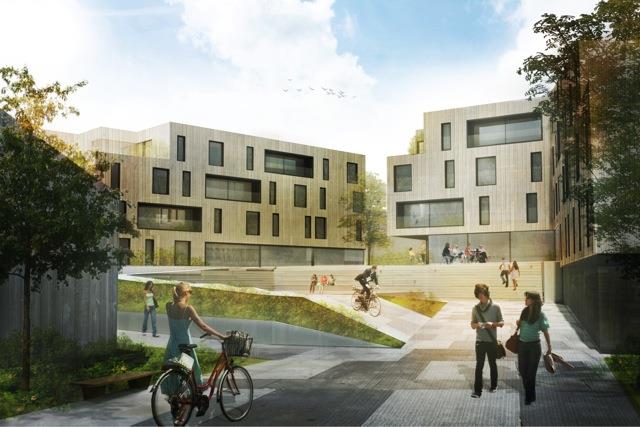 ØVRE SUND STUDENTBOLIGER DRAMMEN Forbildeprosjekt: FutureBuilt, Tre og